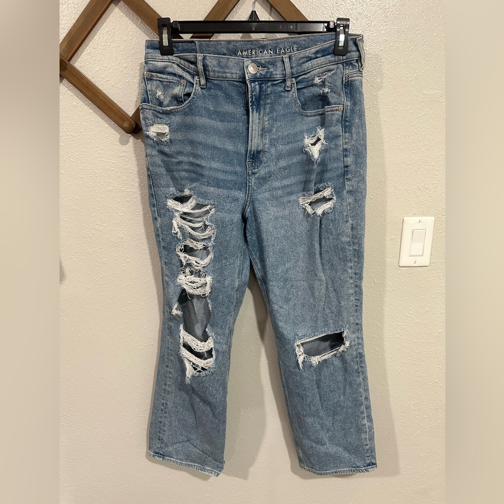 American eagle 90s boyfriend jeans size 14